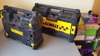 DEWALT TSTAK CONNECT AND TOUGHSYSTEM RADIO COMPARISON [upl. by Alenairam]