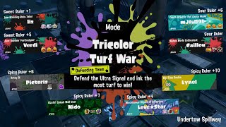 Splatfest 3  Spicy vs Sweet vs Sour Tricolor Battles [upl. by Auqinet]