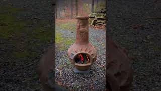 Guadalajaran Chiminea fire [upl. by Nwad]