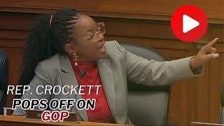 Rep Crockett pops off on GOP antidiversity bill quotYou dont know the definition of oppressionquot [upl. by Enenstein578]