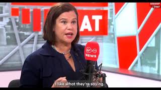 MARY LOU MCDONALD quotI HAVENT BLOWN ANYTHING RICHARDquot SPOKEN LIKE A TRUE VIRGIN MEDIA NEWS GUEST [upl. by Prunella]