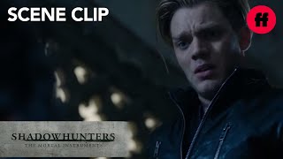 Shadowhunters Season 3 Episode 18  Alec Tells Izzy About Asmodeus’ Deal  Freeform [upl. by Aidin]