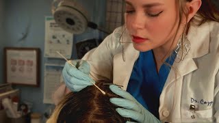 ASMR Dermatologist Detailed Skin amp Scalp Exam  Real Person amp Patient POV [upl. by Ahtan]