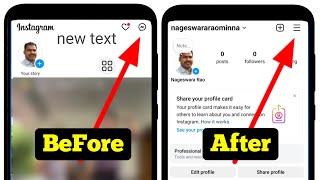 Fix Instagram 3 line Option not showing  How to instagram 3 lines option not showing problem [upl. by Dercy900]