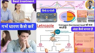 LETROZOLE TABLET 25MG USES IN HINDIDOSEगर्भधारण मैं यूज होने वाली दवाईयांबांझपन का इलाज़ [upl. by Anitsyrhc]