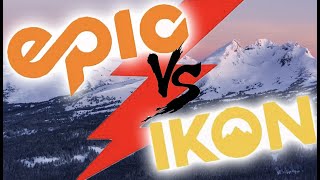 Which Ski Pass Should YOU BUY Epic VS Ikon [upl. by Annayt765]