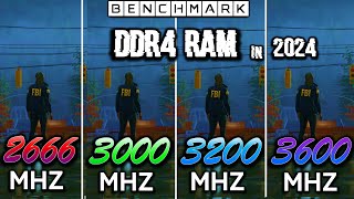 How much RAM MHZ do you need in 2024 2666 vs 3000 vs 3200 vs 3600 MHZ  Test in 10 Games  1440p [upl. by Nylkoorb421]