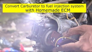 Convert carburetor to fuel injection [upl. by Lamaaj585]