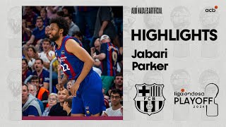 La clase de JABARI PARKER guía al Barça a la victoria  Playoff Liga Endesa 202324 [upl. by Ynnig]