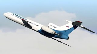 Pulkovo Aviation Enterprise Flight 612  Crash Animation [upl. by Petey]