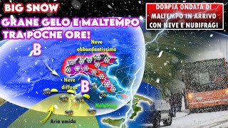 ▶ METEOCOLPO DI SCENA INCREDIBILEMAXI IRRUZIONI GELIDE IN ARRIVO CON NEVE COPIOSA FINO IN PIANURA [upl. by Gothart]