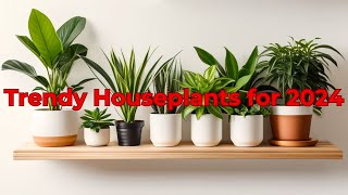 Trendy Houseplants for 2024 MustHave Green Beauties [upl. by Nelrac]