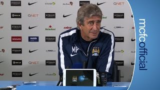 quotMY PLAYERS ARE THE BESTquot  City v Liverpool Manuel Pellegrini Preview Part 2 [upl. by Winograd]