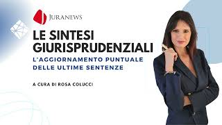 𝐉𝐔𝐑𝐀𝐍𝐄𝐖𝐒  𝐋𝐄 𝐒𝐈𝐍𝐓𝐄𝐒𝐈 𝐆𝐈𝐔𝐑𝐈𝐒𝐏𝐑𝐔𝐃𝐄𝐍𝐙𝐈𝐀𝐋𝐈  Edizione 1 novembre 2024 [upl. by Banquer933]