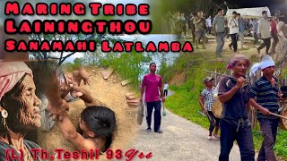 LAININGTHOU SANAMAHI  Maring Naga tribe  L ThTeshil 93 years from sandang shenba village [upl. by Zolly896]