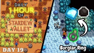 I Played 1 Hour of Stardew Valley Mobile Everyday Day 19 quotBurglar Ring for Coal Farmingquot [upl. by Adnamal937]