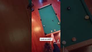 This is a sportscraft small table Game shot vs my son pool billiards fun 🎱 [upl. by Nyvar966]