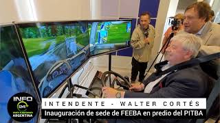 Inauguración de sede del FEEBA en el PITBA [upl. by Ettenil]