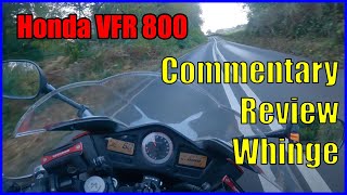 VFR 800 VTEC ride with commentary  review [upl. by Farrell119]