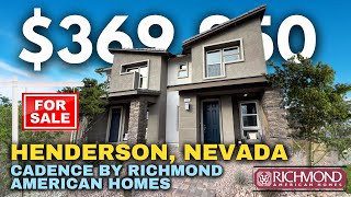 New Townhomes for Sale  Cadence by Richmond American Homes  Henderson NV [upl. by Nomaid]