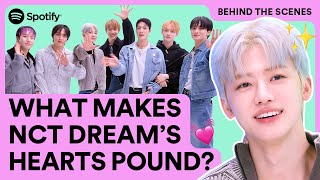 NCT DREAM’s heart pounded the most for what 💗 ㅣBehind the Scenes [upl. by Ardnaiek]