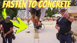 How to Fasten to Concrete [upl. by Arnold404]