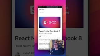 Storybook 8 для React Native [upl. by Torey636]