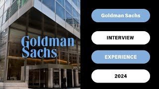 Goldman Sachs Interview Experience 2024  Software Engineering  Interview Questions Included [upl. by Eat]