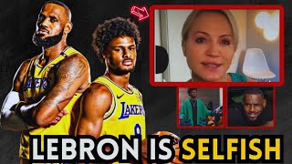 quotIts Manufacturedquot Michelle Beadle BRUTALLY Rips LeBron James amp Bronny James Nike Commercial [upl. by Etteloiv]