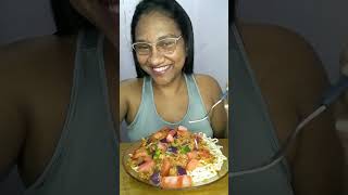 MUKBANG COMEMUITO MACARRÃO CCARNE MOÍDA [upl. by Nitsid157]