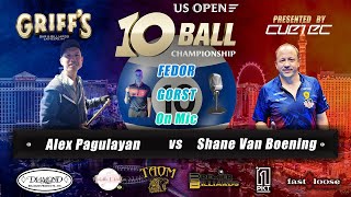 Alex Pagulayan vs Shane Van Boening  2024 US Open 10Ball Championship [upl. by Atinej]