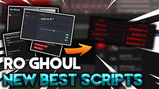 Ro Ghoul ScriptHack GUI  PCMOBILE  Anti Ban Auto Farm Auto Trainer amp More  PASTEBIN 2024 [upl. by Litnahc360]