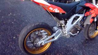 Aprilia SXV 550 Silmoto exhaustmov [upl. by Franklyn269]