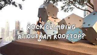 Exploring Outram Park Mrt  Hidden Rock Climbing [upl. by Trautman]