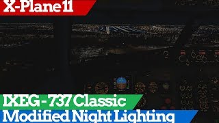 XPlane 11  Modified Night Lighting  Ortho4XP [upl. by Retsevlis]