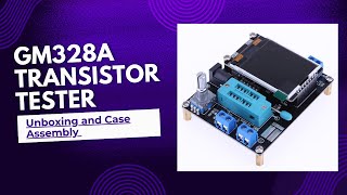 Soldered GM328A Transistor Tester （Black English Version Assembled）unboxing and case assembly [upl. by Aitsirt]