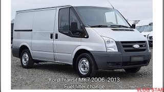 Ford Transit MK7 20062013 Fuel Filter change DIY [upl. by Lebanna]