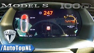 2019 Tesla Model S 100D 0247kmh ACCELERATION by AutoTopNL [upl. by Bobbi]