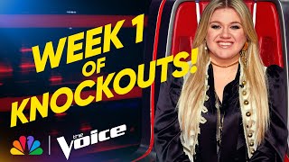 The Best Performances from the First Week of Knockouts  The Voice  NBC [upl. by Atelahs]