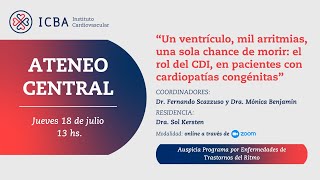 Ateneo ICBA quotEl rol del CDI en pacientes con cardiopatías congénitasquot [upl. by Lavotsirc]