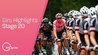 Giro dItalia 2017  Stage 20 Highlights  inCycle [upl. by Elreath]