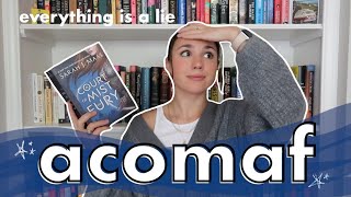 yall wanted me to read a court of mist and fury so here it is  acomaf reading vlog [upl. by Zimmermann]