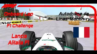 Lancia Alitalia F1  Onboard Lap  Autodrome de LinasMontlhéry  F1 Challenge [upl. by Elwee135]