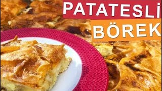 Patatesli Börek Tarifi  Hazır Yufkadan Patatesli Tepsi Böreği Nasıl Yapılır Hamurişi Tarifleri [upl. by Yerg231]