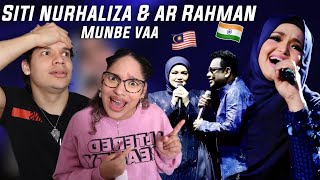 Shes NEXT LEVEL  Waleska amp Efra react to Siti Nurhaliza singing Munbe Va w AR Rahman 2023 [upl. by Holder530]