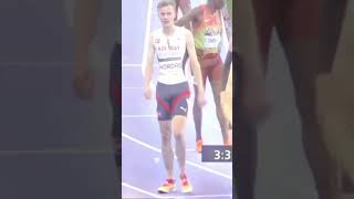 2024 Olympic 1500 final Jakob Ingebrigtsen gets TRIPLE ROLLED 2024olympics reaction [upl. by Sverre]