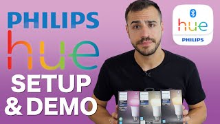 New Bluetooth Philips Hue Lights  Setup and Demo [upl. by Kory]