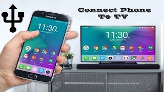 HOW TO CONNECT MOBILE PHONE TO TV  SHARE MOBILE PHONE SCREEN ON TV [upl. by Novyad]