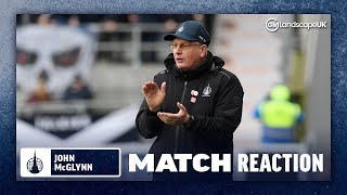 Match reaction  John McGlynn post Greenock Morton [upl. by Carnay]