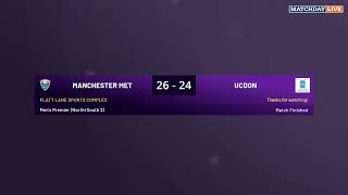 LIVE BUCS MENS RUGBY  MANCHESTER MET VS UCDON  KICK OFF 2PM  8th MAR 2023 [upl. by Repohtsirhc]